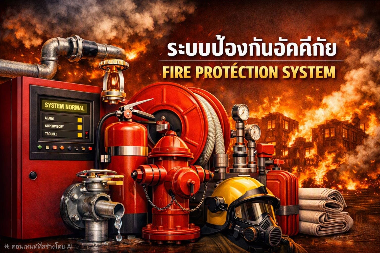 ระบบป้องกันอัคคีภัย Fire Protection System