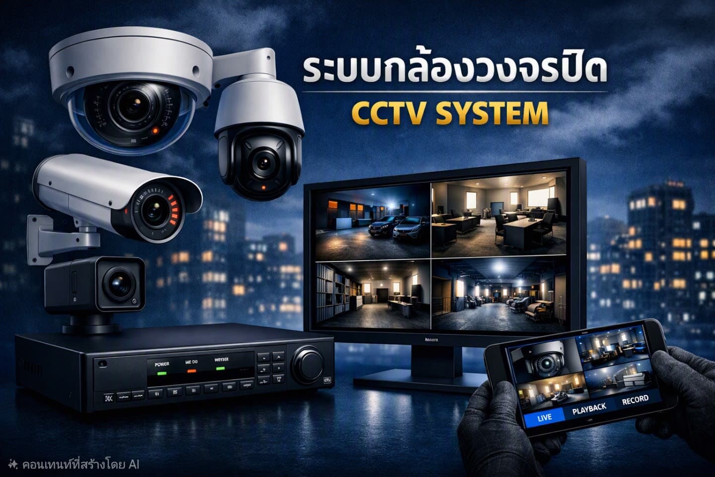 ระบบกล้องวงจรปิด CCTV System