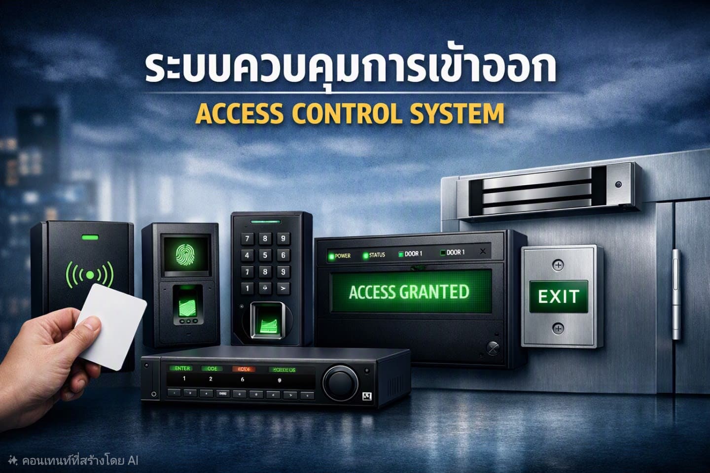 ระบบควบคุมการเข้าออก Access Control System